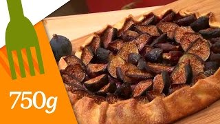 Recette de Tarte rustique aux figues  750g [upl. by Nanda]