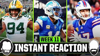 NFL Week 11 Instant Reaction Show [upl. by Sedaiuqlem]