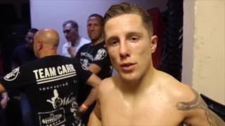 DP CARR CONTINUES HIS DEVELOPMENT WITH POINTS WIN OVER ANDY HARRIS amp TALKS BOXING LIFE IN iBOX GYM [upl. by Nylsej]