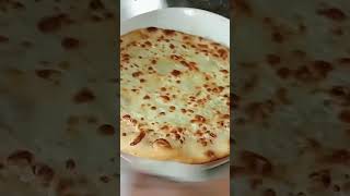 Four cheese pizza Cream Provolone cheese gorgonzola you Parmesan cheese its so yummy 😋 [upl. by Nama28]