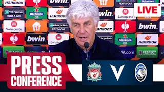 Gian Piero Gasperini PostMatch Press Conference LIVE  Liverpool 03 Atalanta  Europa League [upl. by Cele]