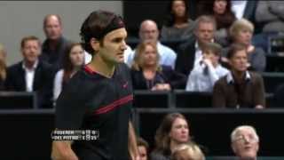 Federer vs Del Potro Rotterdam 2012 [upl. by Atirahc63]