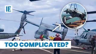 The USA Grounded its V22 Osprey Fleet due to the Recent Crash in Japan [upl. by Alrich]