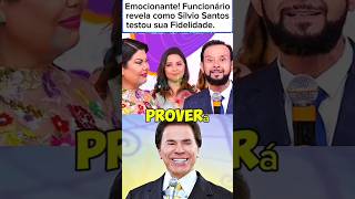 SÍLVIO SANTOS TESTOU A FIDELIDADE DO SEU FUNCIONÁRIO  PARTE 2 fidelidade deus emocionante [upl. by Narahs]