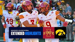 Iowa State vs Iowa FULL HIGHLIGHTS  B1G on CBS  College Football [upl. by Dalston]