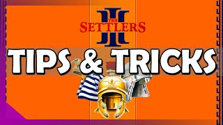 Settlers 3 Beginner Tips and Tricks  Sound mines soldiers landing dock [upl. by Whiney]