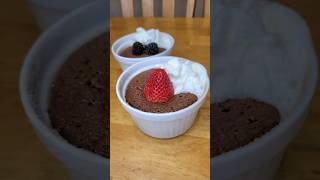 Chocolate Soufflé Full Recipe in Description baking viral [upl. by Sandy]