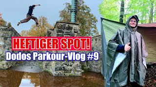 TRAUMSPOT REGEN und KALTE NACHT im WALD  Dodos ParkourVlog 9 [upl. by Yentyrb]