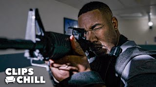 EPIC Police Station Shootout SWAT Under Siege Michael Jai White [upl. by Oflunra]