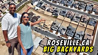 SACRAMENTO CA New Homes with POOL Sized Backyards in ROSEVILLE CA [upl. by Nomis838]