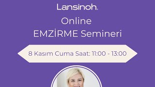 Lansinoh ile emzirme semineri [upl. by Kaylee278]