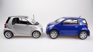 The Smart Fortwo vs the Toyota IQ 2012 Video [upl. by Boynton]