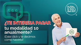 ¿Es posible pagar anualmente tu modalidad 10 Descúbrelo aquí [upl. by Hose]