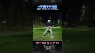 스윙리듬이 안맞으면 다시 들어가세요 사고납니다ㅠㅠ golf golfswing 드라이버스윙 드라이버샷 [upl. by Areemas]