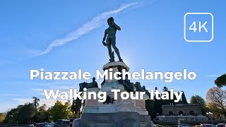 A Walk Around Piazzale Michelangelo Florence Italy ASMR [upl. by Angelia]