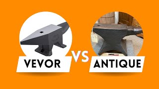 VEVOR 132 Lb Anvil Vs 142 lb Antique Anvil [upl. by Xylon423]