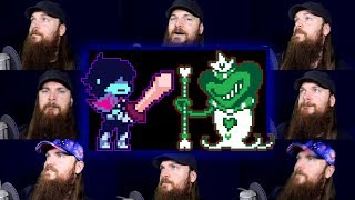 DELTARUNE  Rude Buster Battle Theme Acapella [upl. by Ahsikahs]