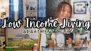 LOW INCOME LIVING APARTMENT TOURSMALL HAUL 2024LOWINCOMEDONNICEDALESLIVINGSPACE [upl. by Landbert]