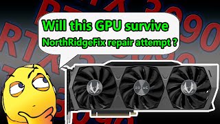 ZOTAC 3090 northridgefix aftermath [upl. by Nylrahs533]