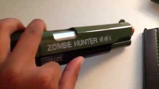 Air soft zombie hunter pistol review [upl. by Saduj989]