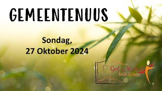 Gemeentenuus vir 27 Oktober 2024  Stilbaai NG Gemeente [upl. by Noakes]