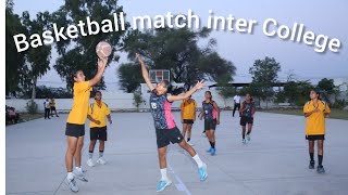 basketball match inter College basketball basketballdrills [upl. by Nelly135]