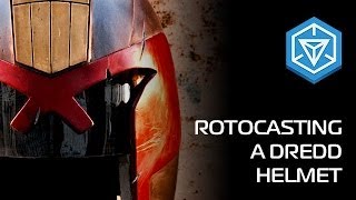 Propmaking Costuming Cosplay tutorial  Rotocasting a Dredd Helmet [upl. by Colwin815]