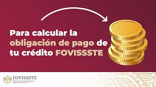 Conoce cómo se determina tu obligación de pago por tu crédito FOVISSSTE [upl. by Katharyn]