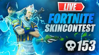 ⭐SKIN CONTEST JETZT LIVE🎉  GIVEAWAYS  Custom Games  Zonewars  Fortnite Live Turniere Deutsch [upl. by Aniretac]