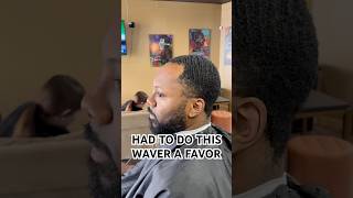 Had to do this waver a favor barber barbershop haircut [upl. by O'Driscoll450]