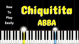 ABBA  Chiquitita  Easy Piano Tutorial For Beginners [upl. by Deedahs632]