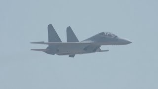 Chinas J16 fighter jet delivers aweinspiring flying display [upl. by Lunetta]