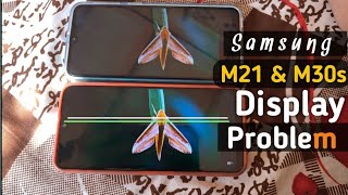 Samsung M21 Display Problem  Galaxy M30s Display issue  Green Line Display issue [upl. by Kirkpatrick]