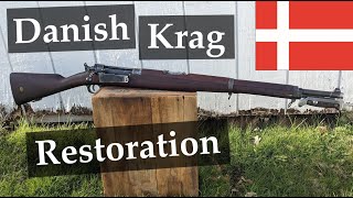 Restoration of a Danish Krag Jorgensen Engineers Carbine [upl. by Anillek502]