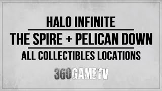 Halo Infinite The Spire  Pelican Down All Collectibles Locations Guide  Tutorial  Solution [upl. by Eixam675]