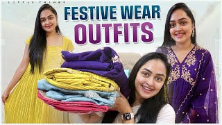 Myntra Festive Wear Outfits Under Budget  HeavenlyHomemade [upl. by Thomasina]