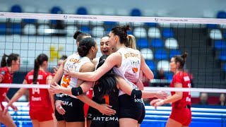 Eczacibasi Vs Conegliano  European Volleyball Champions League Women SFinals 2nd Leg Live Updates [upl. by Klingel]