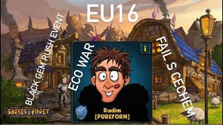 Shakes and fidget  EU16 ECOWAR fail s cechem hned na začátku a black gems event šílenství CZSK LP [upl. by Roe824]