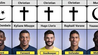 Religion of France Football Players 2024 [upl. by Atinid974]