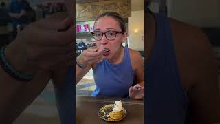 TREAT REVIEW  Ghost Cream Puff at Disney’s Hollywood Studios disney shorts [upl. by Sinoda]