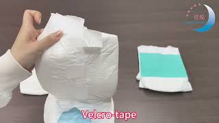 Show you different side tape for adult diapers [upl. by Hutchings]