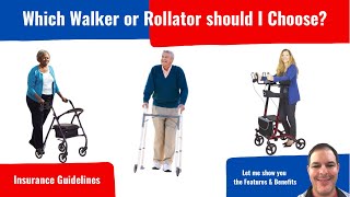 Choosing the Right Walker or Rollator [upl. by Atrebla]