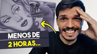 Como fazer um desenho Monocromático Realista [upl. by Ahseet]