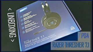 UNBOXINGQ  RAZER THRESHER 71 FOR PS4 [upl. by Ynnaj]