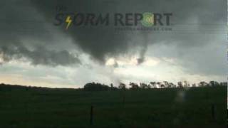 June 17th 2010 Incredible Wedge Tornadoes near Wadena Minnesota [upl. by Yrehcaz]