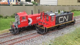 Rapido HO Scale SW1200RS Locomotive  CN CP [upl. by Pail]