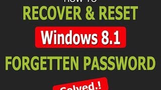 How to Reset Windows 81 password with Hirens [upl. by Alfonse505]