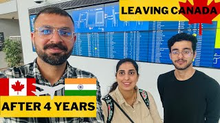 Leaving Canada after 4 Years  Going back to India  Canada vlogs 20242025 [upl. by Tracie991]