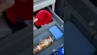 🚐DETAILERS Unpacking the van The BOTTOM DRAWER [upl. by Knowle]