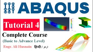 Part Module 24 ABAQUS Tutorial 4 ABAQUS Complete Course Tutorials in UrduHindi For Civil Engineers [upl. by Anam]